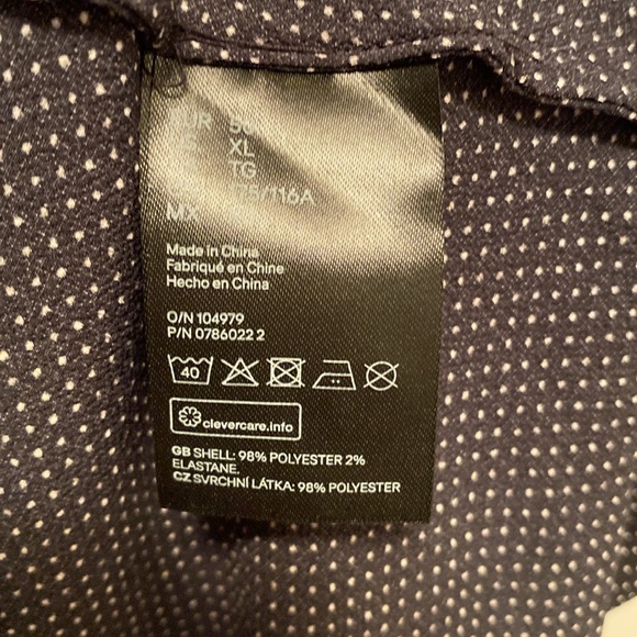 Brand New H&M Black/White Polka Dot Long Sleeve Dress …size XL - Picture 6 of 7